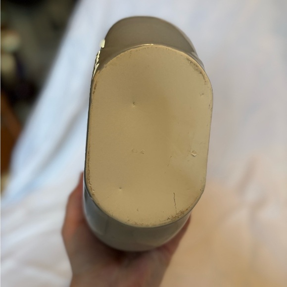 Vintage Art Deco Gray Round Ceramic Vase - Picture 6 of 8